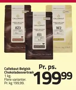 Fleggaard Callebaut Belgisk Chokoladeovertræk tilbud