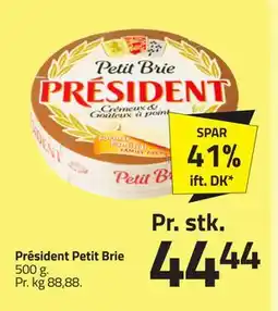 Fleggaard Président Petit Brie tilbud