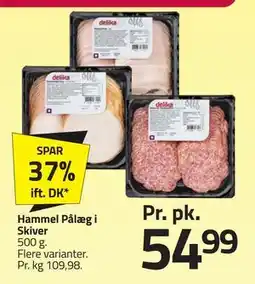 Fleggaard Hammel Pålæg i Skiver tilbud