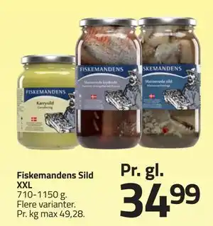 Fleggaard Fiskemandens Sild XXL tilbud