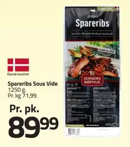 Fleggaard Spareribs Sous Vide tilbud