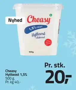 Fleggaard Cheasy Hytteost 1,5% tilbud