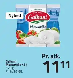Fleggaard Galbani Mozzarella 45% tilbud