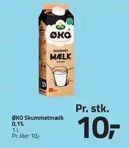 Fleggaard ØKO Skummetmælk 0,1% tilbud