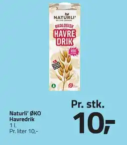 Fleggaard Naturli’ ØKO Havredrik tilbud