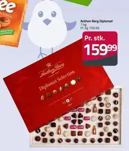 Fleggaard Anthon Berg Diplomat tilbud