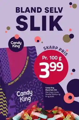 Fleggaard Candy King Bland Selv Slik tilbud