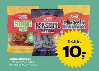 Kvickly Toms slikpose tilbud