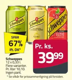 Fleggaard Schweppes tilbud