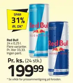 Fleggaard Red Bull tilbud