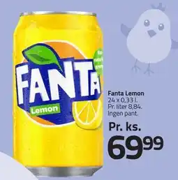 Fleggaard Fanta Lemon tilbud