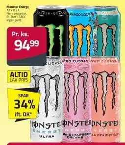 Fleggaard Monster Energy tilbud