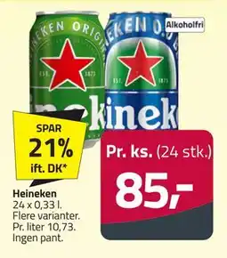Fleggaard Heineken tilbud