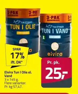 Fleggaard Elvira Tun I Olie el. Vand tilbud