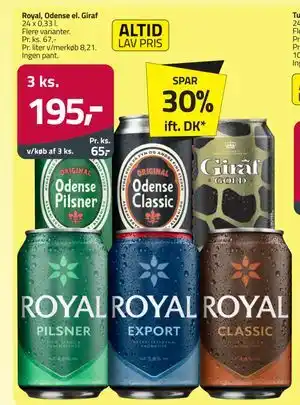 Fleggaard Royal, Odense el. Giraf tilbud