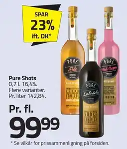 Fleggaard Pure Shots tilbud