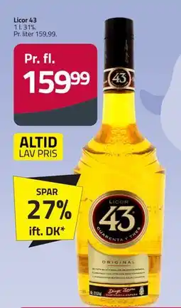 Fleggaard Licor 43 tilbud