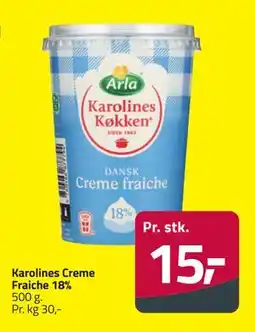 Fleggaard Karolines Creme Fraiche 18% tilbud