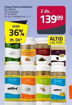 Fleggaard Fitness Pharma Kosttilskud tilbud