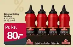 Fleggaard Bähncke Hotdog Ketchup tilbud