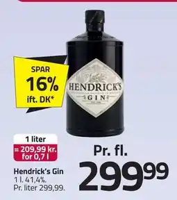 Fleggaard Hendrick’s Gin tilbud