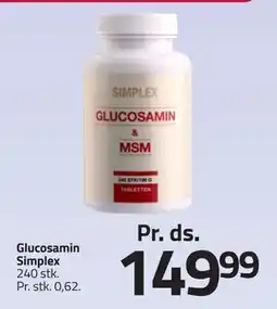 Fleggaard Glucosamin Simplex tilbud