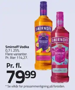 Fleggaard Smirnoff Vodka tilbud