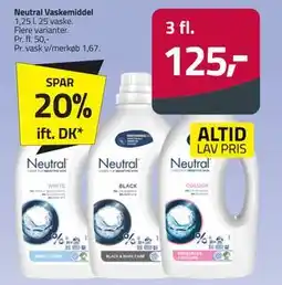 Fleggaard Neutral Vaskemiddel tilbud