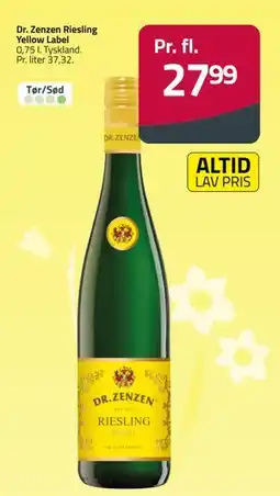 Fleggaard Dr. Zenzen Riesling Yellow Label tilbud