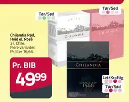 Fleggaard Chilandia Rød, Hvid el. Rosé tilbud