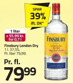 Fleggaard Finsbury London Dry tilbud