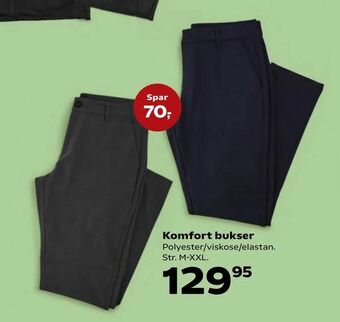 Kvickly Komfort bukser tilbud