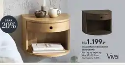 SENG VIVA PARON VÆGHÆNGT SENGEBORD tilbud