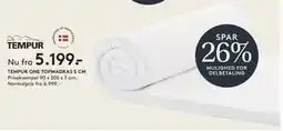 SENG TEMPUR ONE TOPMADRAS 5 CM tilbud