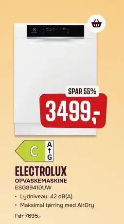 Skousen ELECTROLUX OPVASKEMASKINE ESG89410UW tilbud