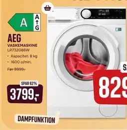 Skousen AEG VASKEMASKINE LR732G86W tilbud