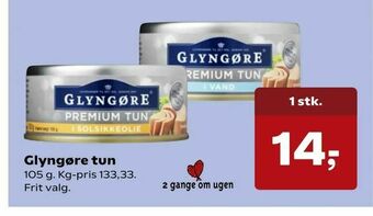 SuperBrugsen Glyngøre tun tilbud