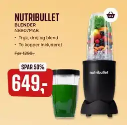 Skousen NUTRIBULLET BLENDER NB907MAB tilbud