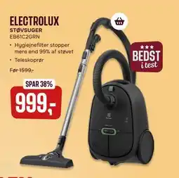 Skousen ELECTROLUX STØVSUGER EB61C2GRN tilbud