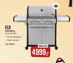 Skousen ELD GASGRILL ELD-157761 tilbud