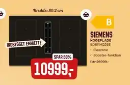 Skousen SIEMENS KOGEPLADE ED811HQ26E tilbud