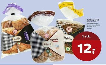 SuperBrugsen Kohberg brød tilbud
