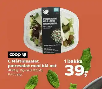 SuperBrugsen C Måltidssalat pæresalat med blå ost tilbud