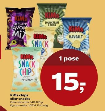 KiMs chips eller snacks