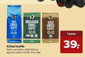 SuperBrugsen Cirkel kaffe tilbud