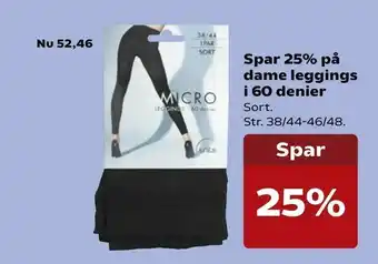 SuperBrugsen Dame leggings i 60 denier tilbud