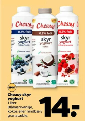 Netto Cheasy skyr yoghurt tilbud
