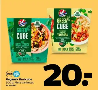 Netto Vegansk thai cube tilbud