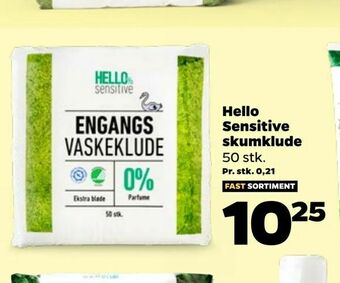 Netto Hello Sensitive skumklude tilbud