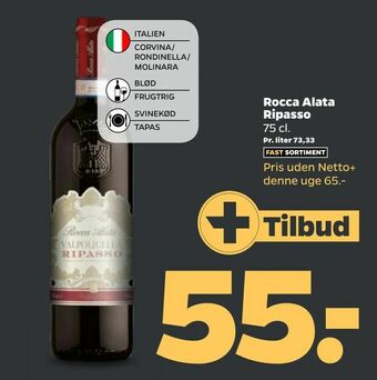 Netto Rocca Alata Ripasso tilbud